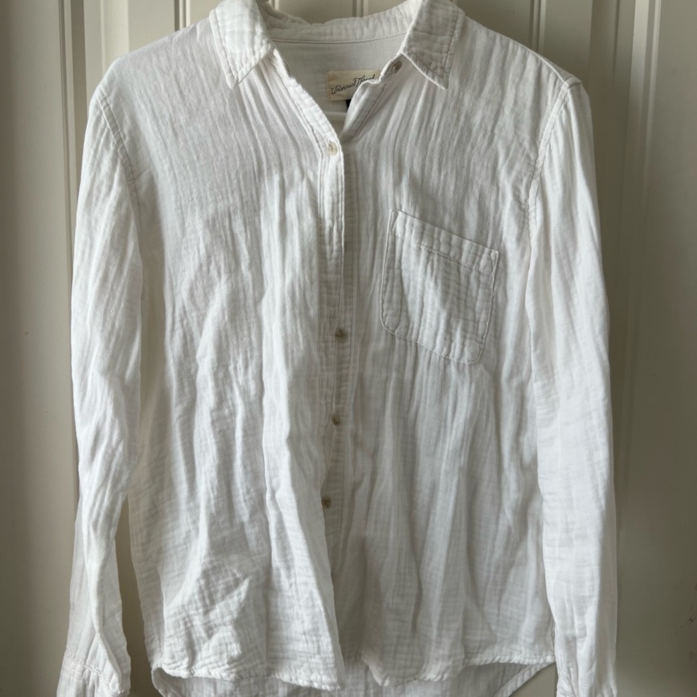 White Button-Up Shirt